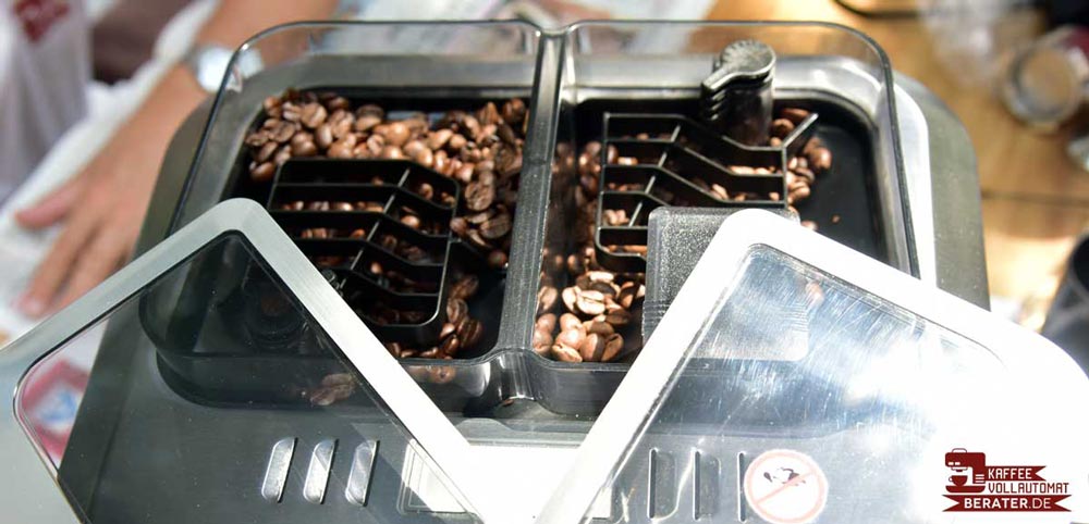 zwei leise Mahlwerke des Siemens EQ.9 Kaffeevollautomat