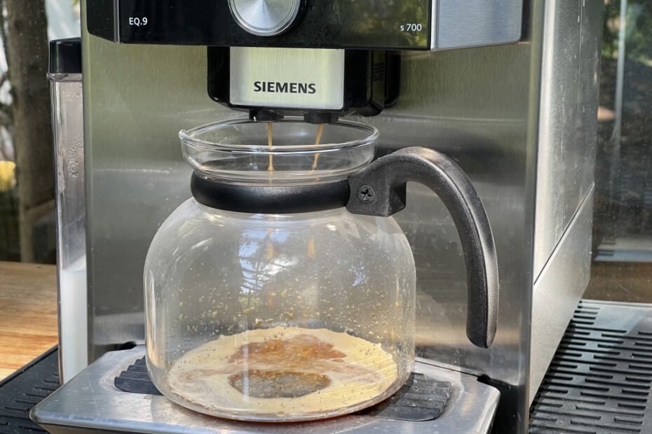 Kannenfunktion bei Siemens-Vollautomat