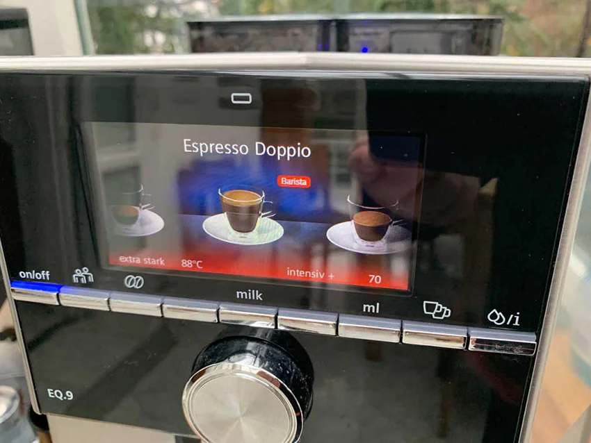 Siemens EQ.9 Kaffeevollautomat im langjährigen Büro-Einsatz